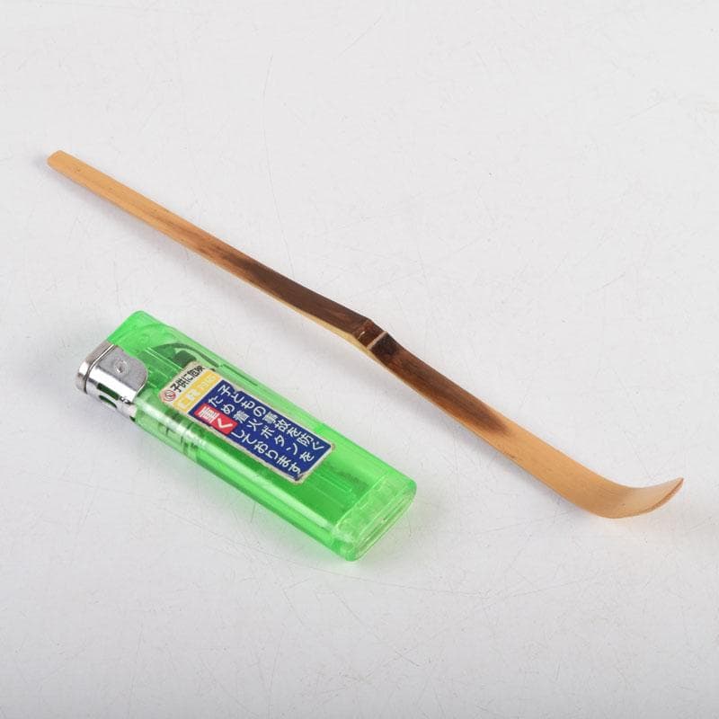 茶道具　宗竹作　茶杓　前大徳　福本積應書付　共筒共箱　C　8875