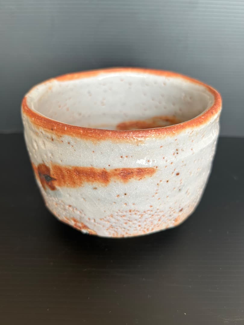 志野茶碗 (春暁窯　加藤 春暁 作)