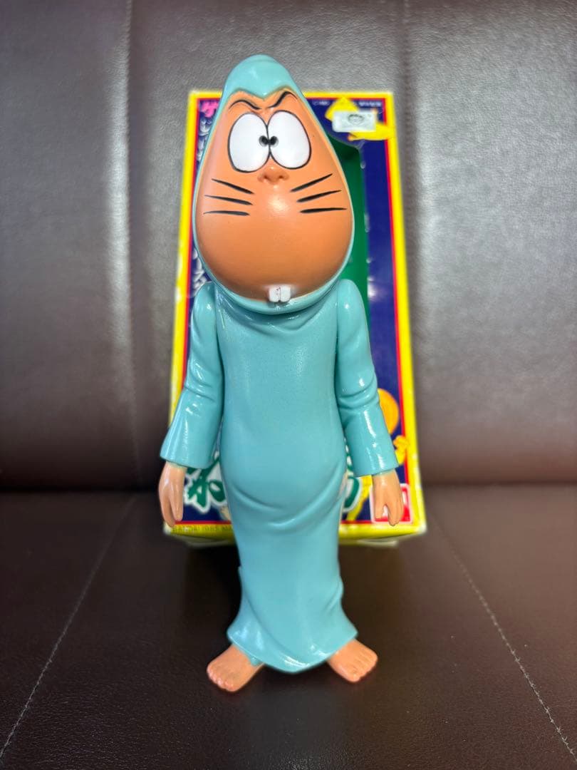 ゲゲゲの鬼太郎 ねずみ男 ソフビ 当時物 1985年