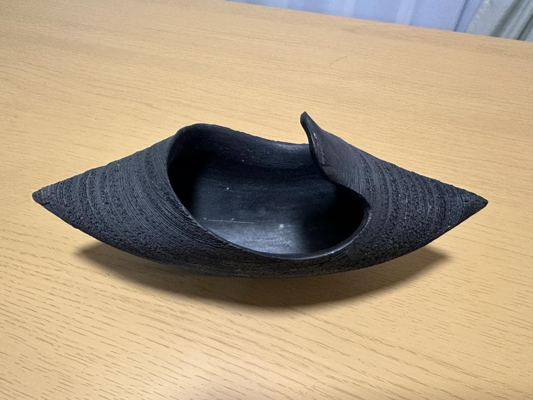 燻黒螺法器 備前焼 石田和也 KAZUYA ISHIDA