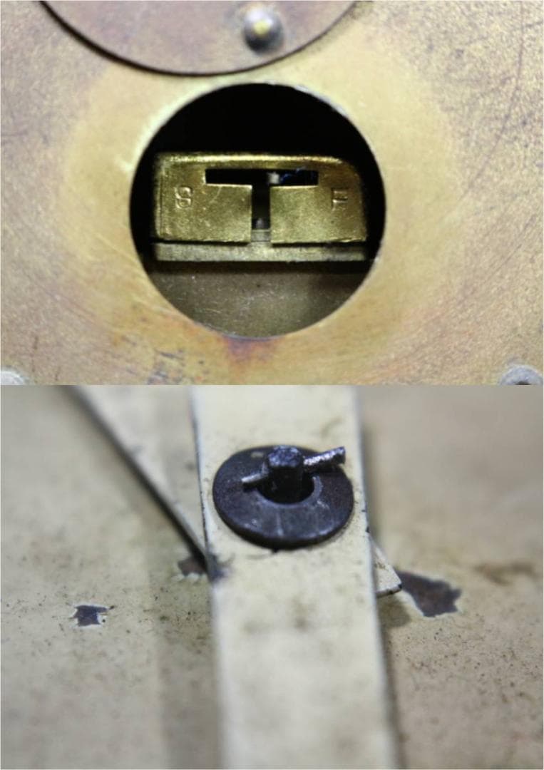 掛け時計 手巻き 精工舎 USA QMC アメリカ陸軍需品科 ヴィンテージ