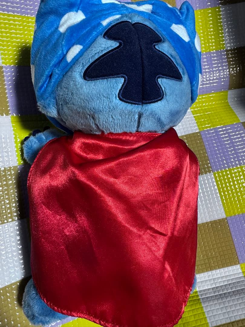 スティッチヒーロースタイルぬいぐるみ、タグなし