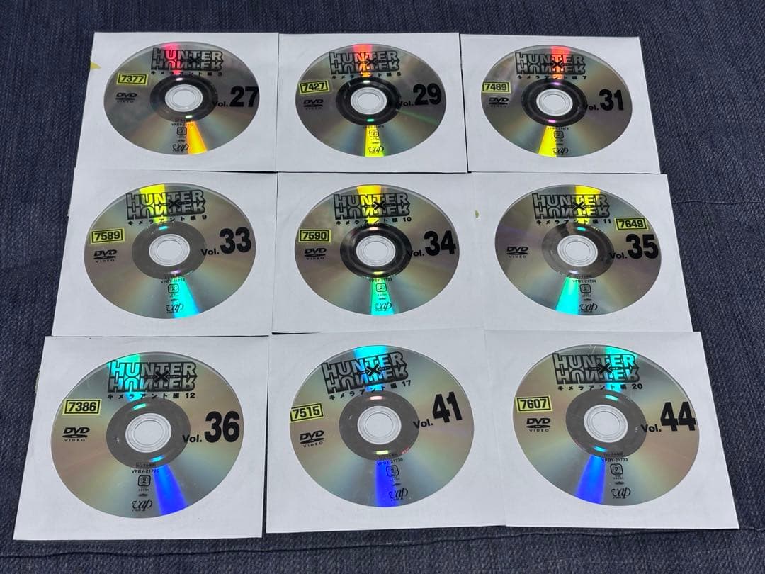 ハンターハンターDVD全38巻