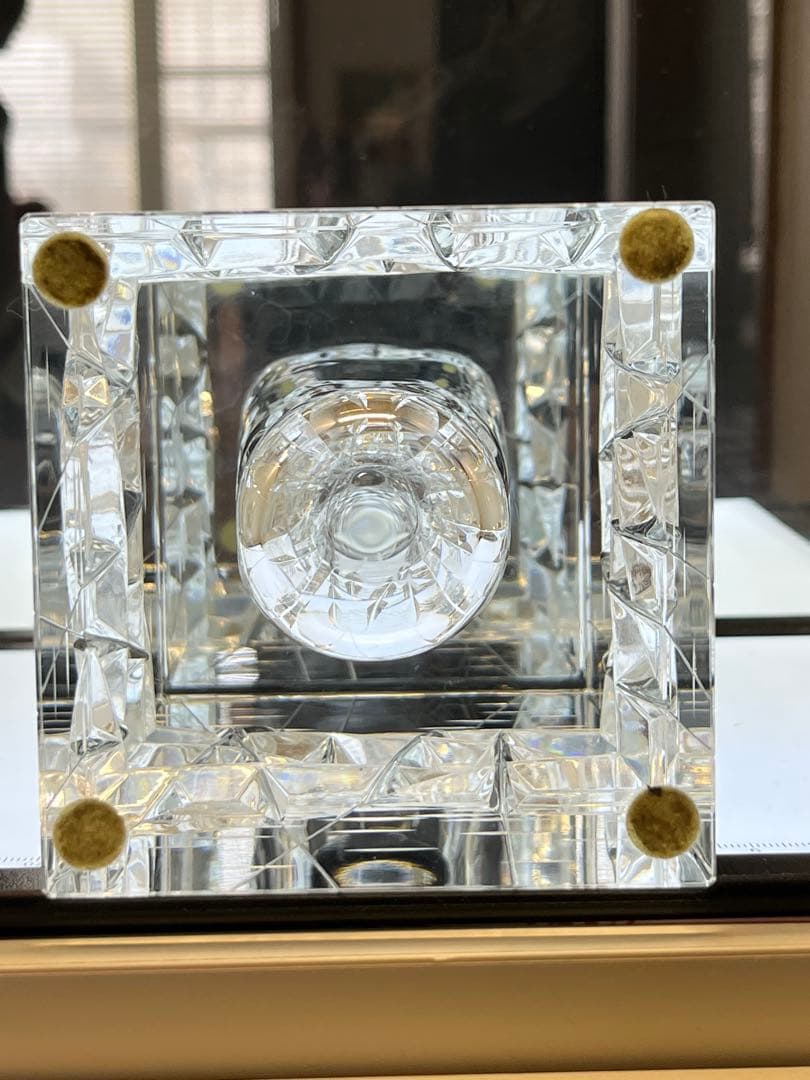 HOYA クリスタル　佐々木文夫　花瓶　フラワーベース　　最高級　貴重　中古品