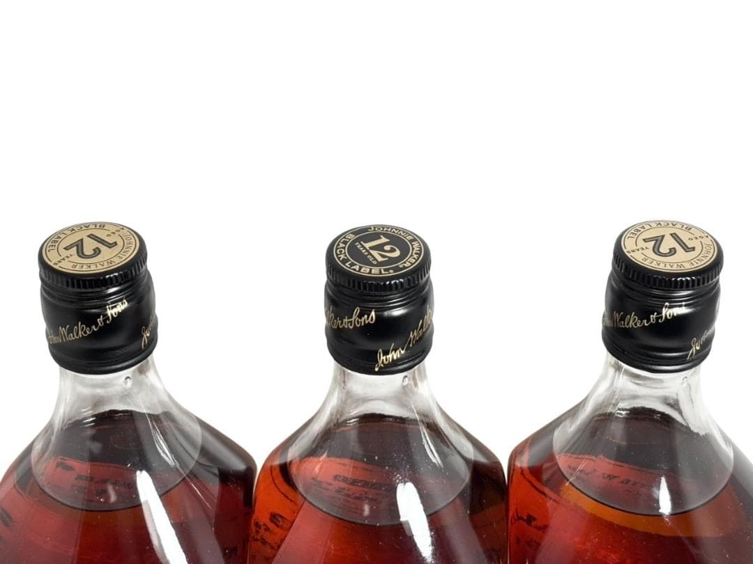 ジョニーウォーカー ウイスキー 12年 1,000ml × 3本セット