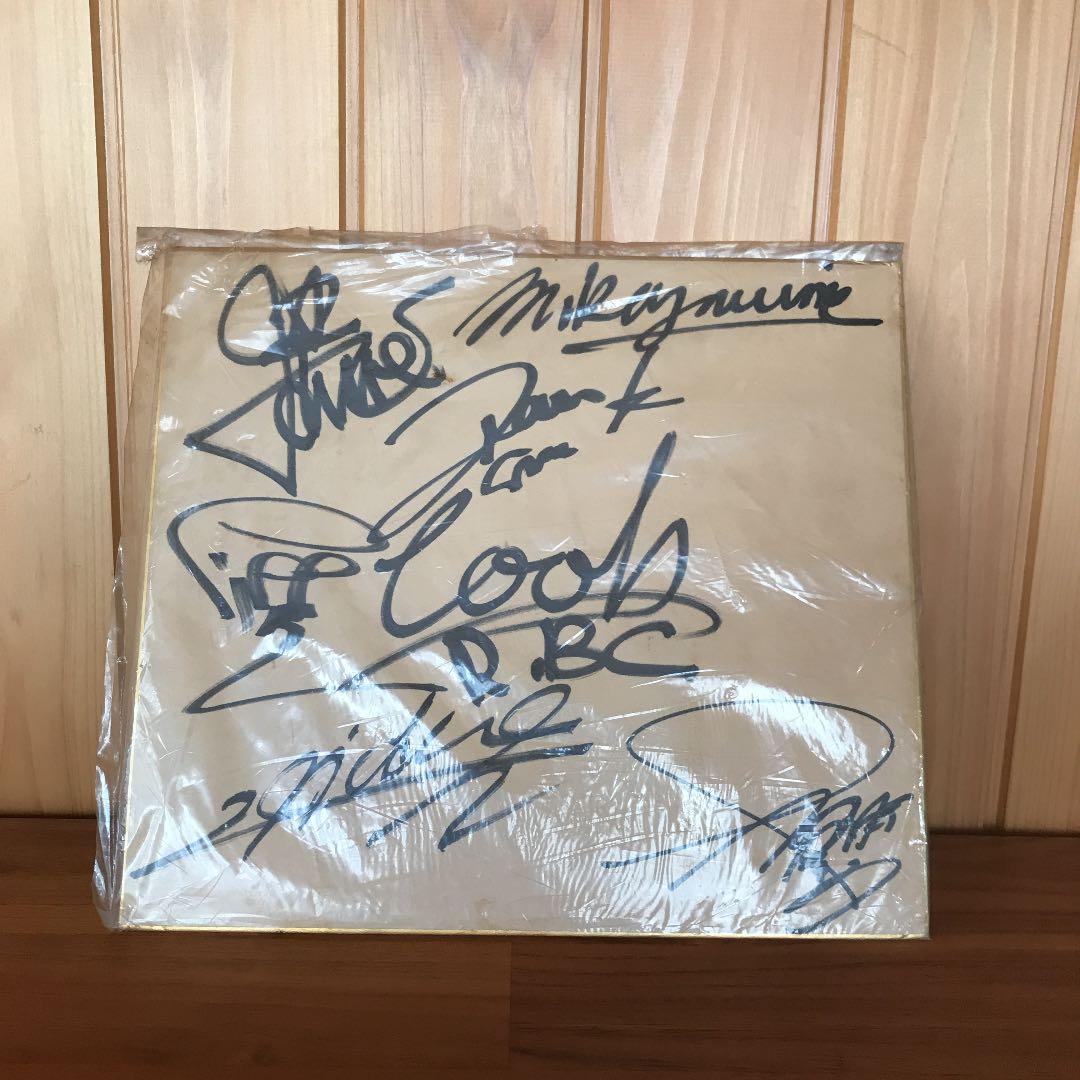 COOLS クールス　直筆サイン色紙