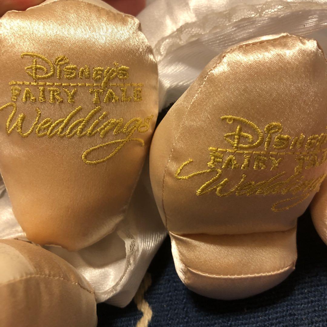 ディズニー　ぬいぐるみ　ミッキー　ミニー　FTW タキシード　ウェディング