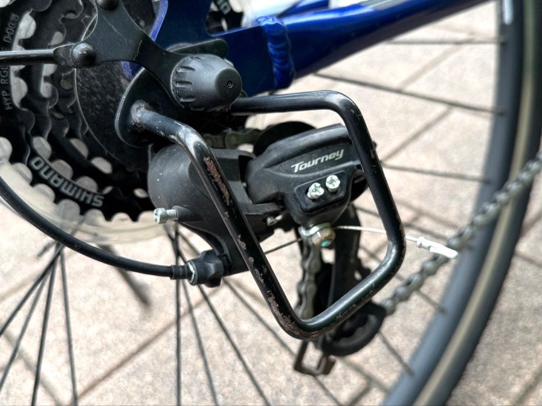 引き取り限定 ブリヂストンTB1e ブルー(回生充電モデル) サイコン付き