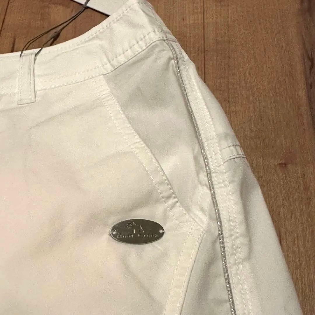 ヒールクリーク　長袖ポロシャツ　スカート　セットアップ　ホワイト　サイズ40