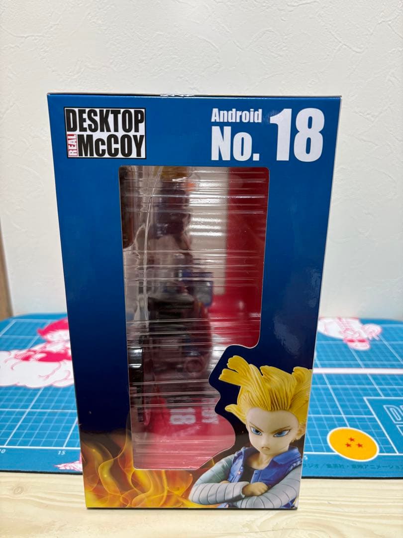 ドラゴンボール　デスクトップリアルマッコイ　人造人間17号　18号　フィギュア