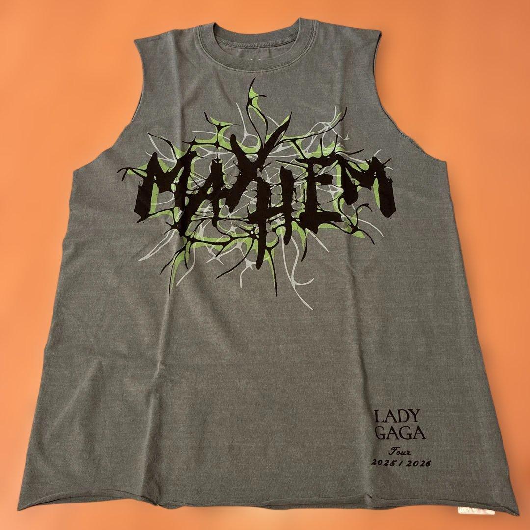 Lady Gaga MAYHEM Ball TourノースリーブTシャツ M