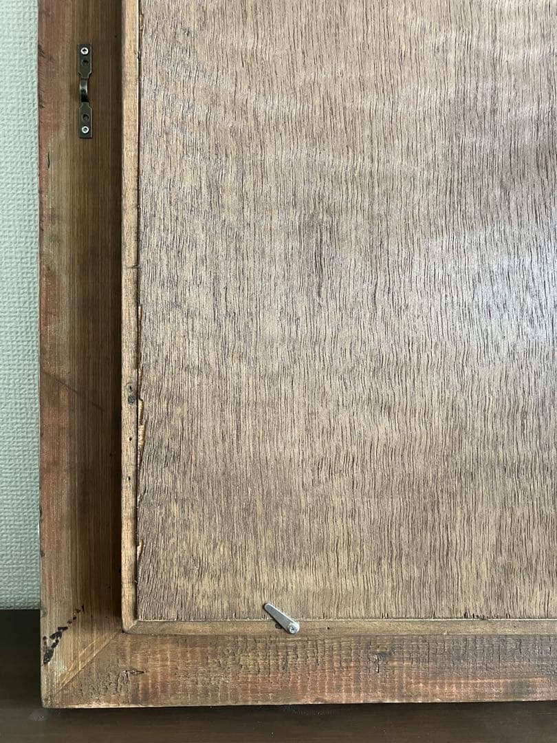 HaRu 薔薇 花 花瓶 1点物 真作 原画 絵画 油絵 ♪ アンティーク 額縁