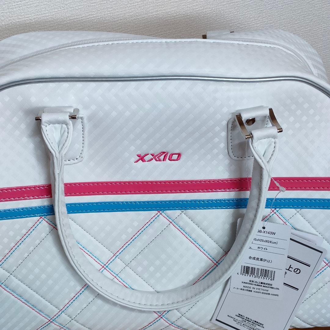 新品未使用XXIO ゴルフバッグ・スポーツバッグショルダー付 レディースホワイト