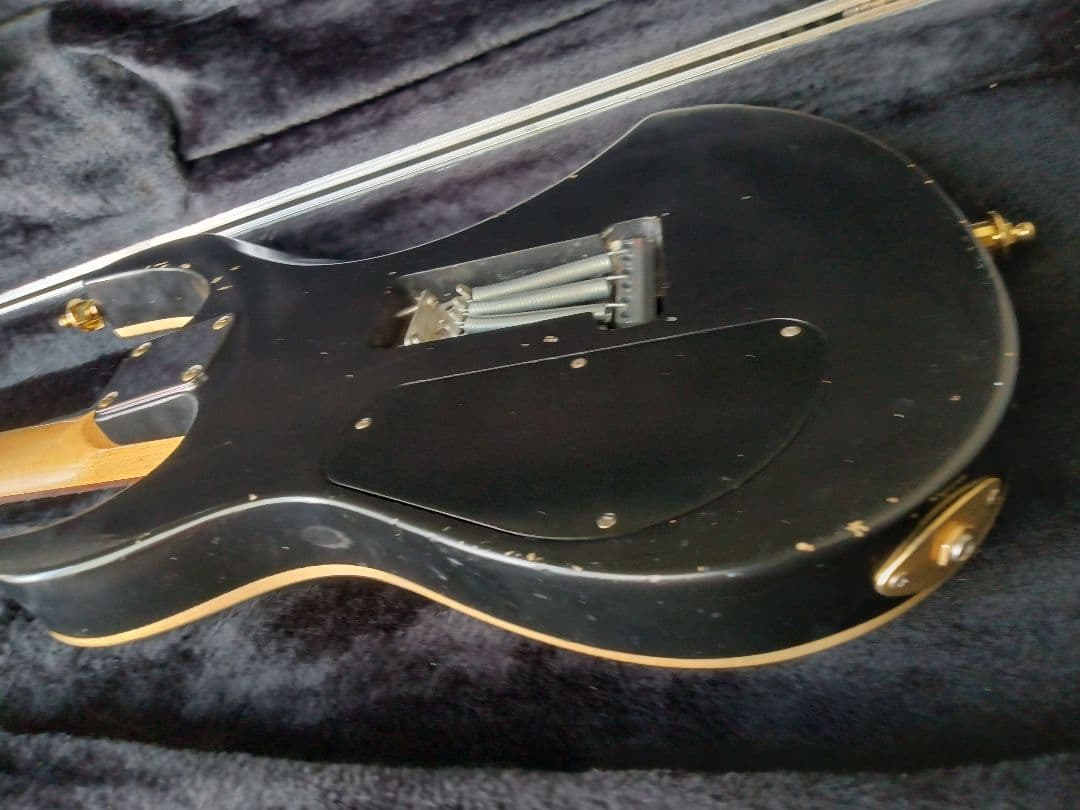 ９０年代　純国産　レア！　フレイムメイプル エレキギター　中信楽器製造