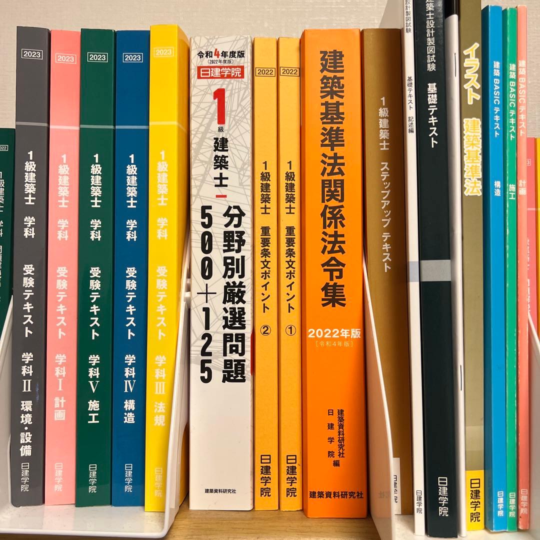 建築士試験対策テキストセット 2023年版