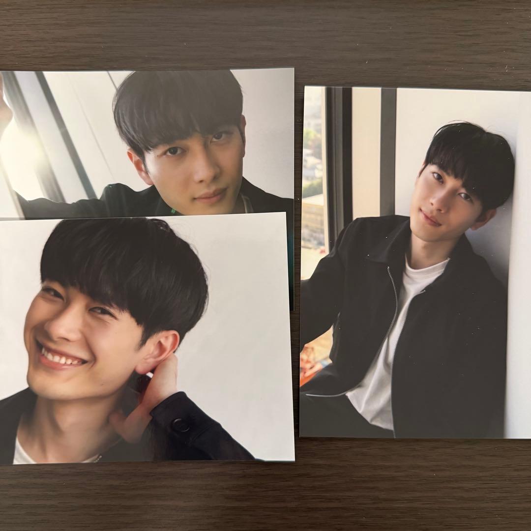 安倍乙　直筆サイン入りブロマイド(おまけ付き)