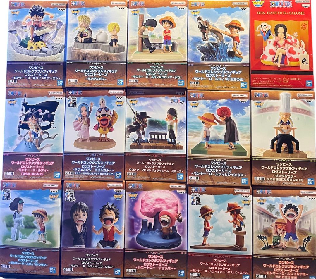 ワンピースワールドコレクタブルフィギュア15体セット！！まとめ売り