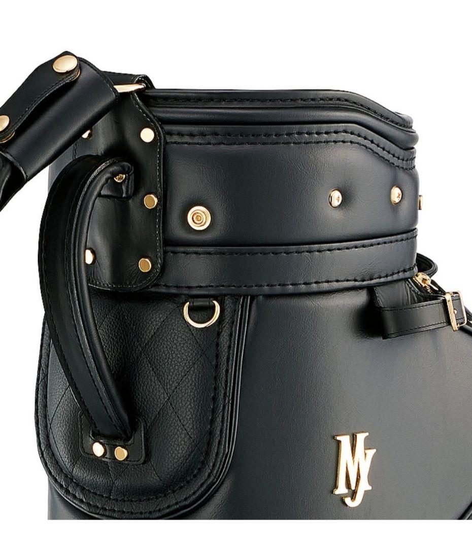 MAJESTY 天然牛革 キャディバッグ ブラック