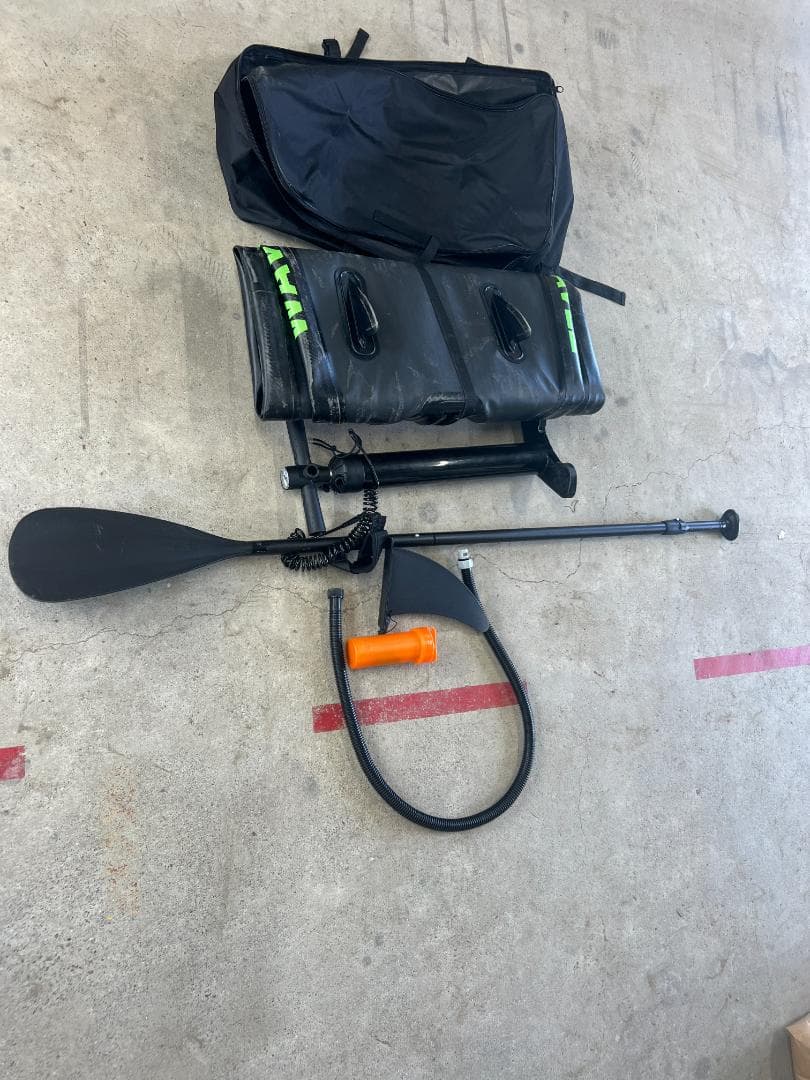 WAVEZ スタンドアップパドルボード 緑/黒