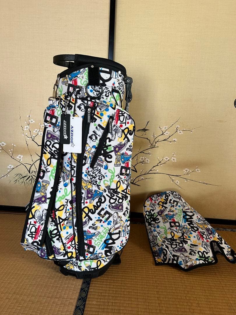 【新品未使用】AZROF アズロフ 9型 スタンドキャディバッグ