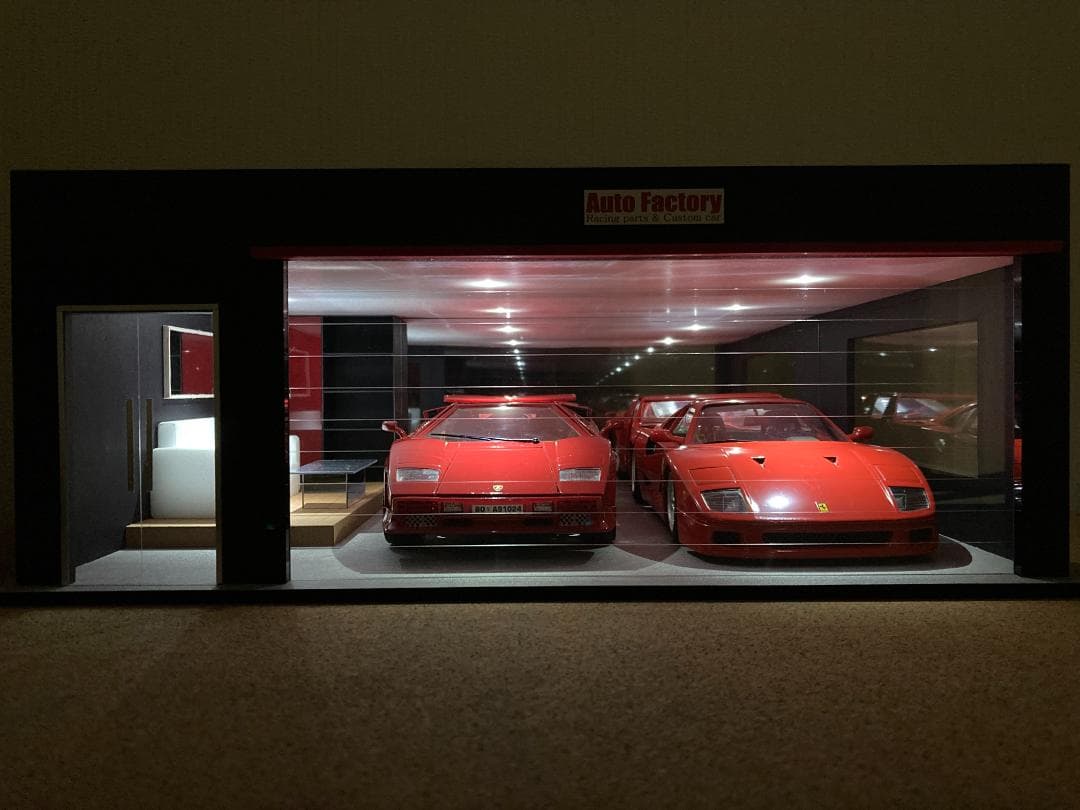 池谷ジオラマ：1/18 リビングタイプガレージⅠ／男の秘密基地ガレージ！