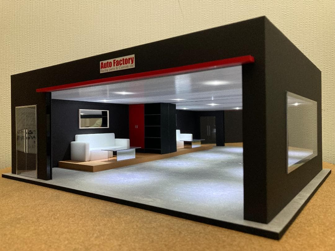 池谷ジオラマ：1/18 リビングタイプガレージⅠ／男の秘密基地ガレージ！