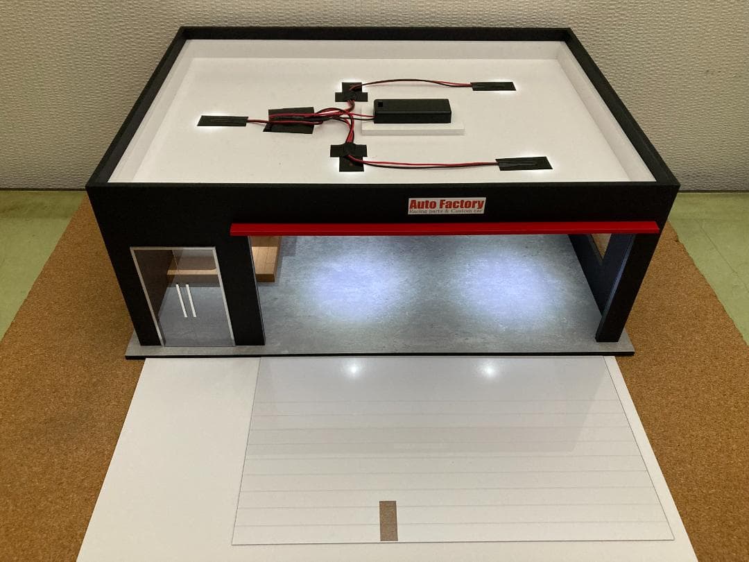 池谷ジオラマ：1/18 リビングタイプガレージⅠ／男の秘密基地ガレージ！