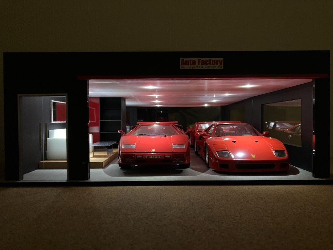 池谷ジオラマ：1/18 リビングタイプガレージⅠ／男の秘密基地ガレージ！