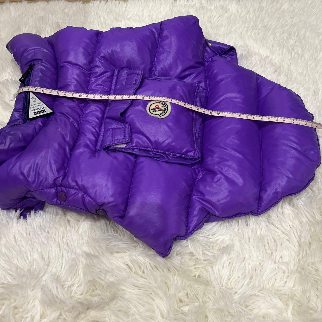 犬服　ダウンジャケット モンクレール CHIHUAHUA MONCLER 紫