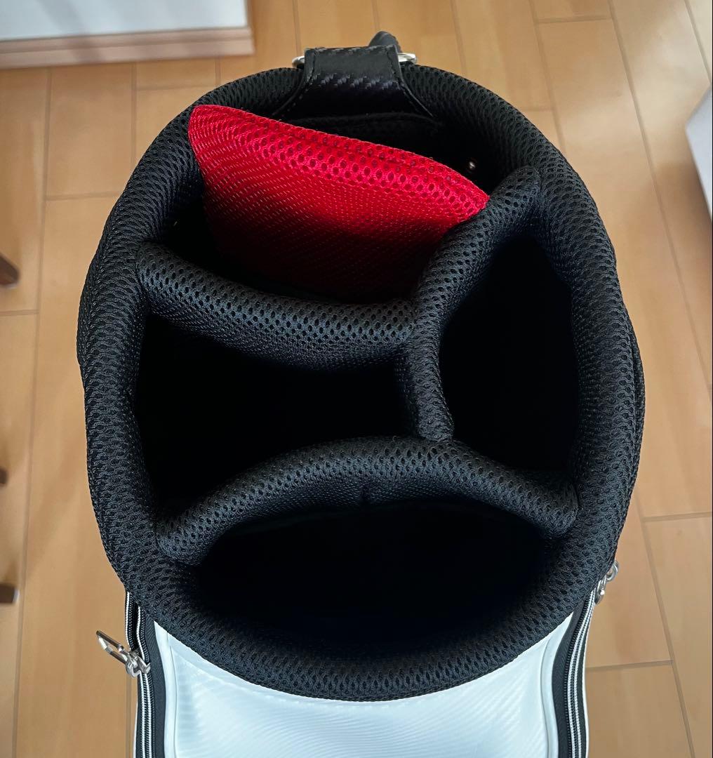 展示品超美品adabat アダバット カートキャディバッグ　ホワイト　9型　軽量