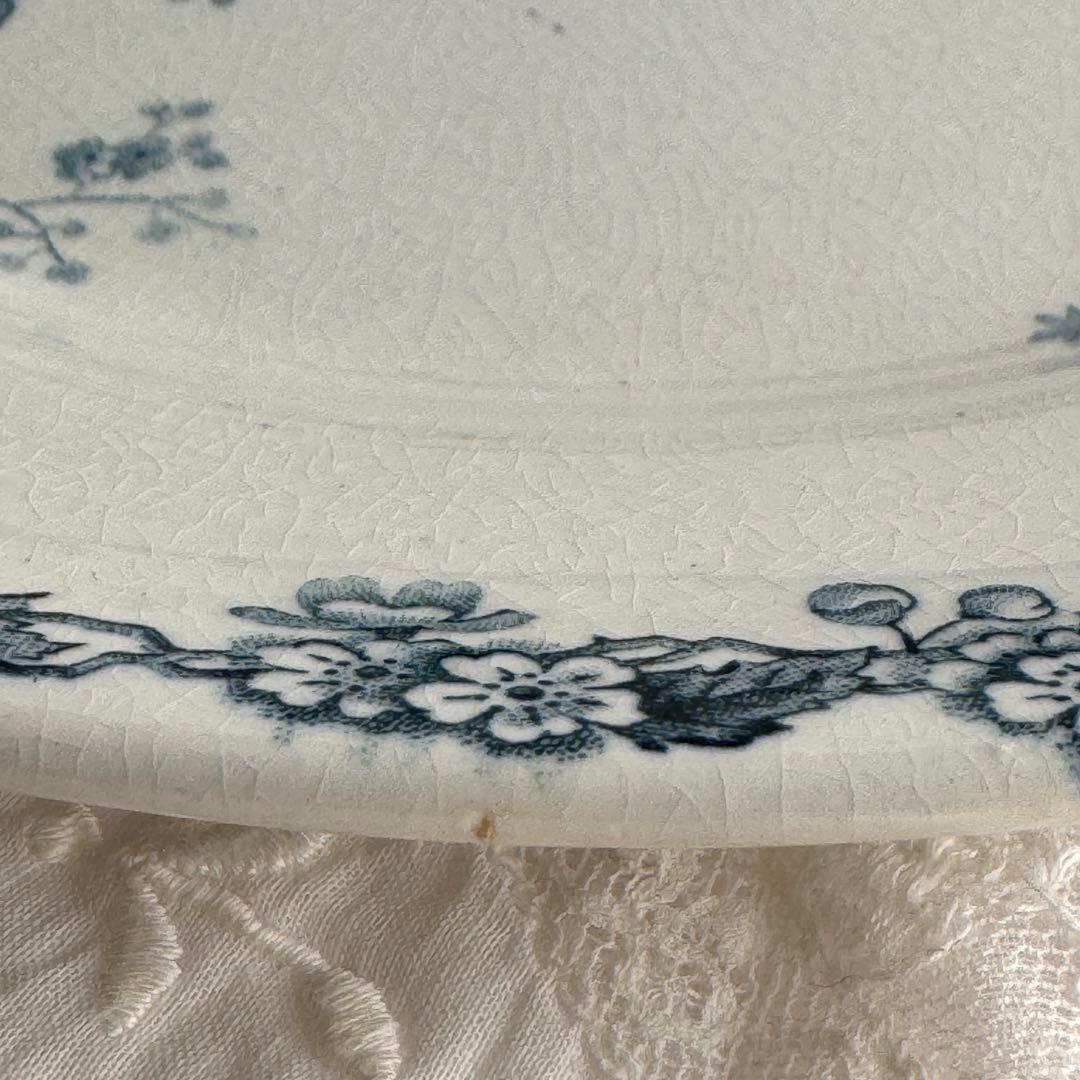 フランスアンティーク　ショワジールロイ　Choisy BRESTOIS　平皿