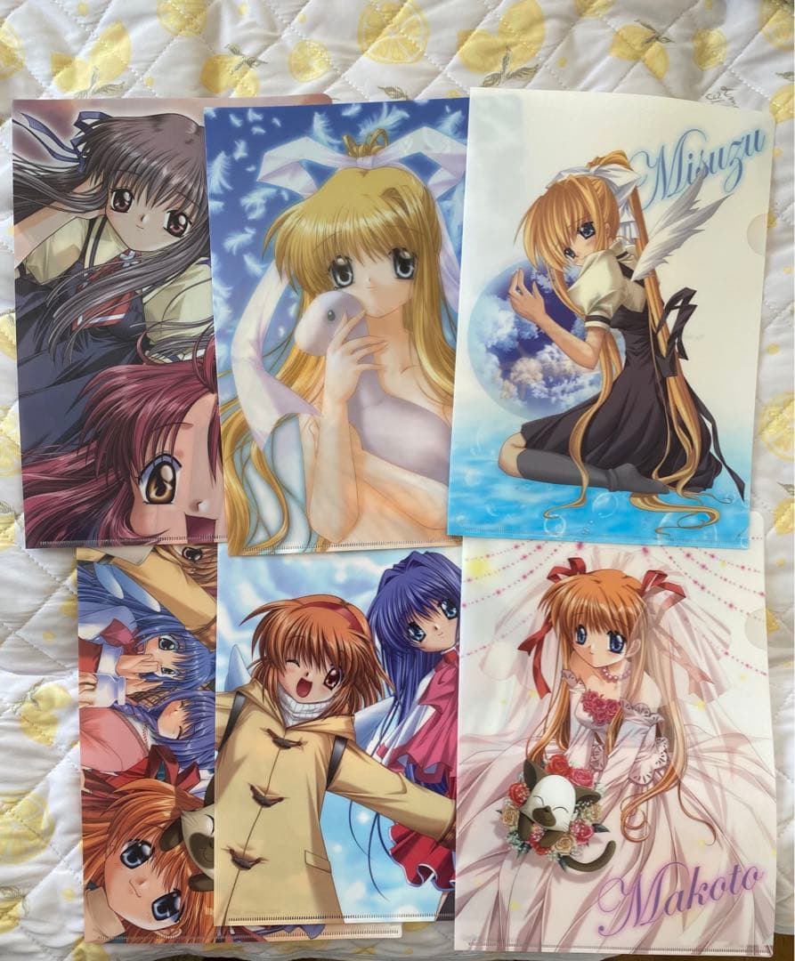 Air Kanon key ビジュアルアーツ　麻枝准　クリアファイル　グッズ