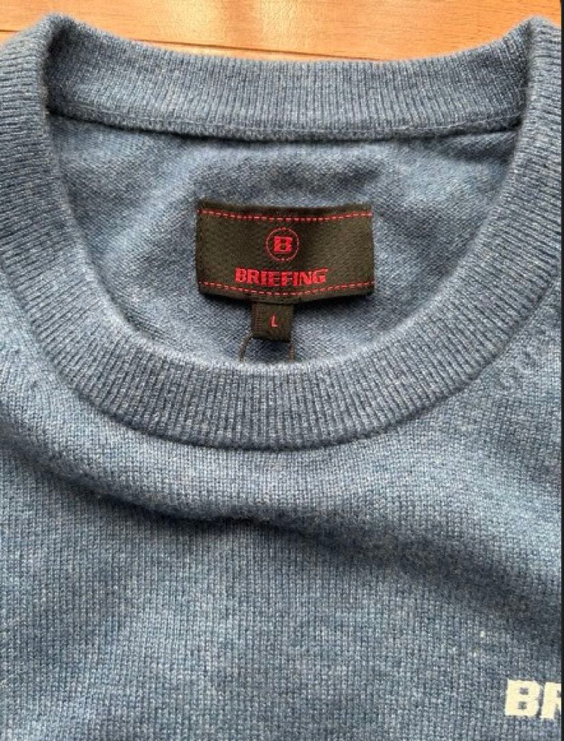ブリーフィング　briefing カシミア100%ニットセーター