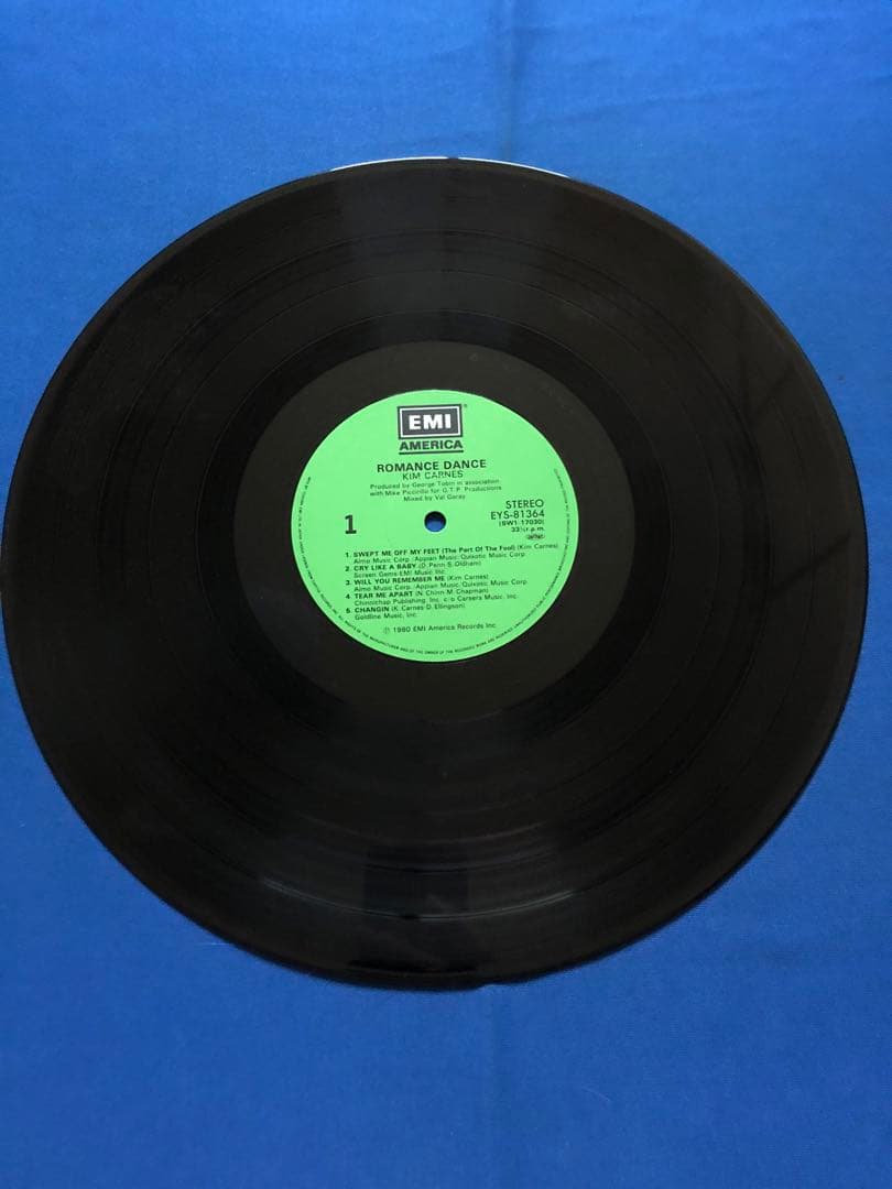 LPレコード♢キム・カーンズ♢EYS-81364♢うg4926w43