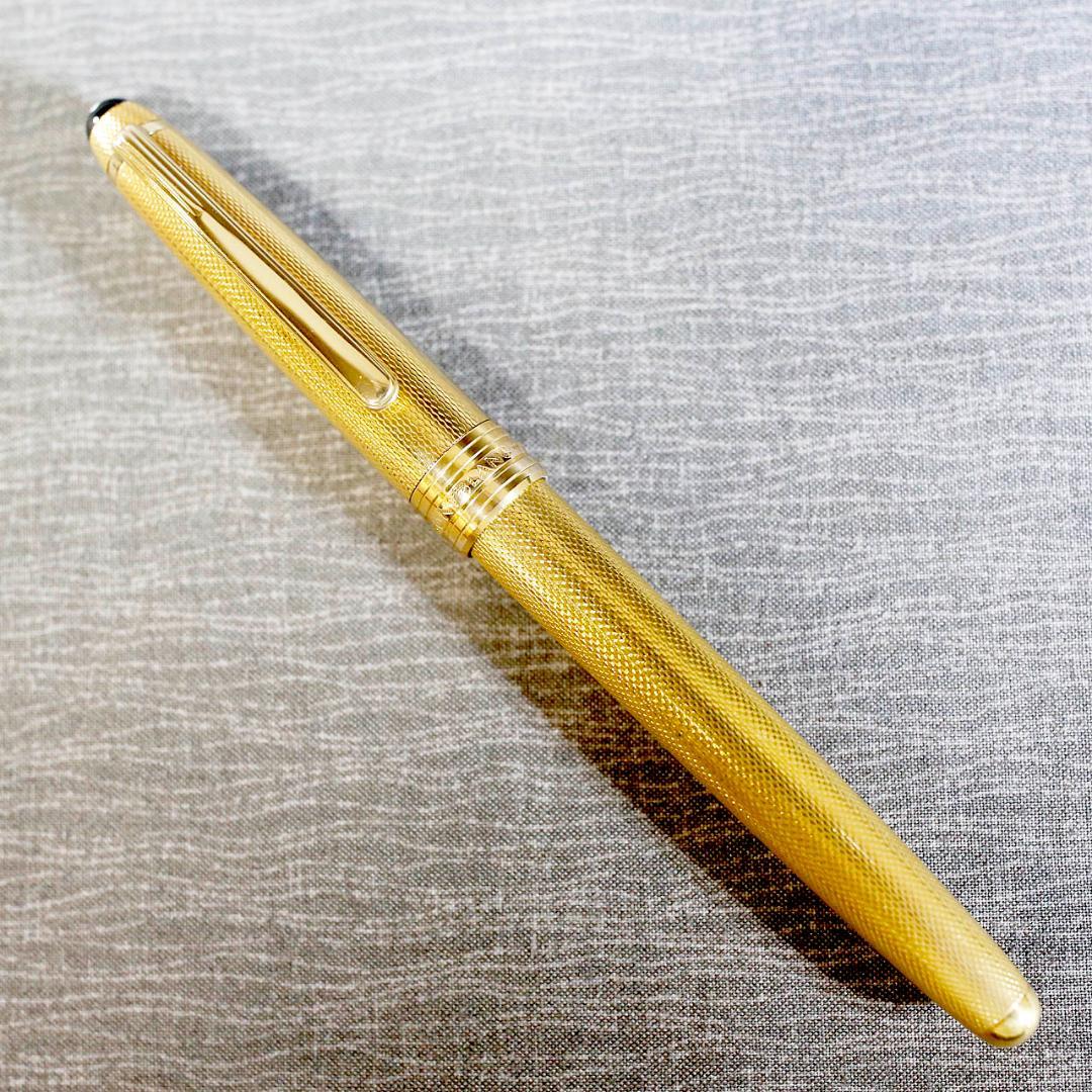 【極美品 送料込み】モンブラン 万年筆 １４４４ バーレイ ゴールド マイスター