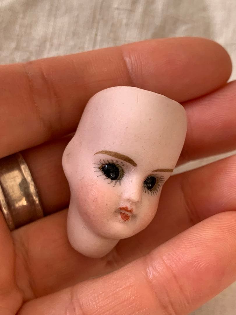 フランスアンティーク フレンチミニョネット ビスクドール ヘッド③