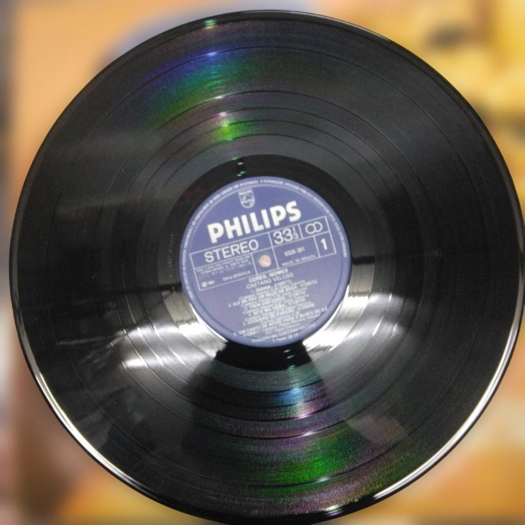 ['82年ブラジル盤]カエターノヴェローゾ CORES, NOMESインサート有