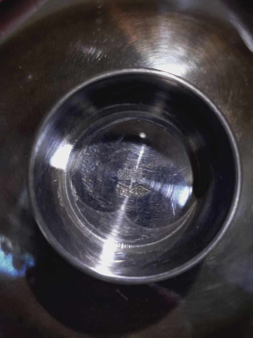 純銀製 盃 「純銀 日の丸1000」刻印