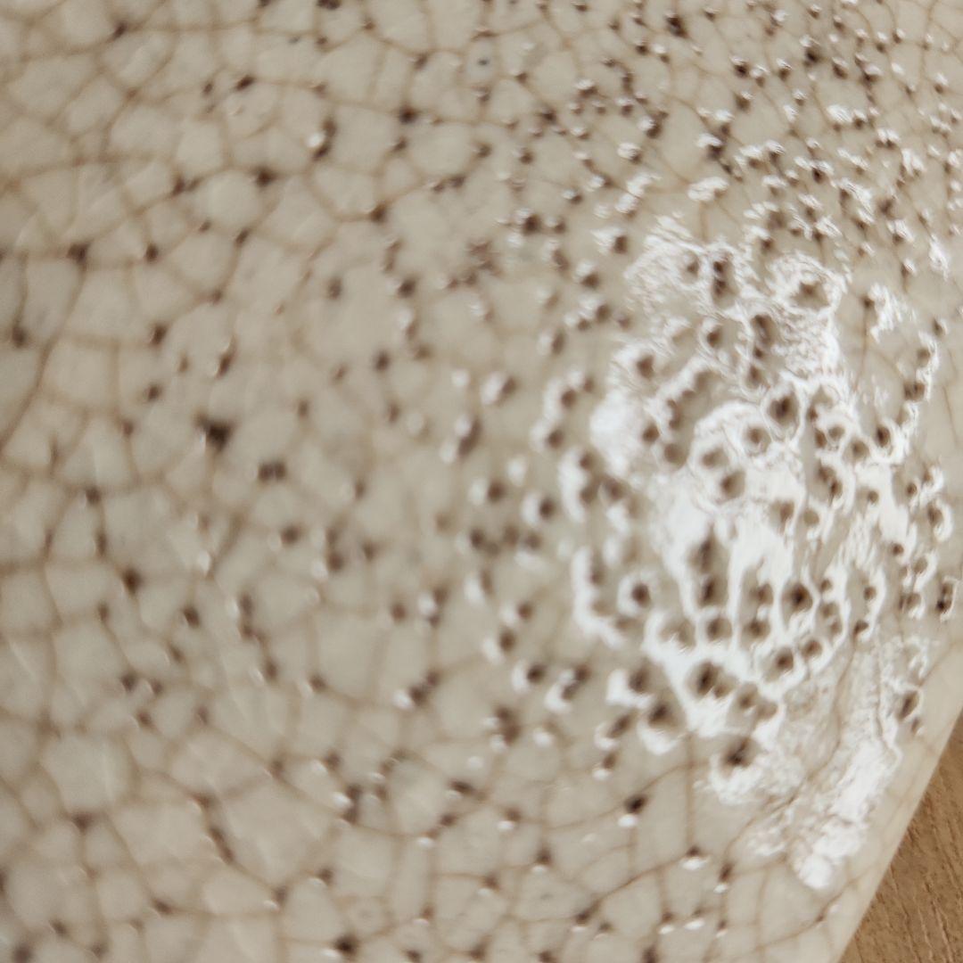 六兵衛作山水南画志野焼き大皿