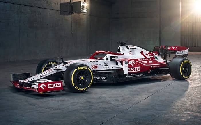 アルファロメオF1c41ミニカー1/18キミライコネン　ラストラン