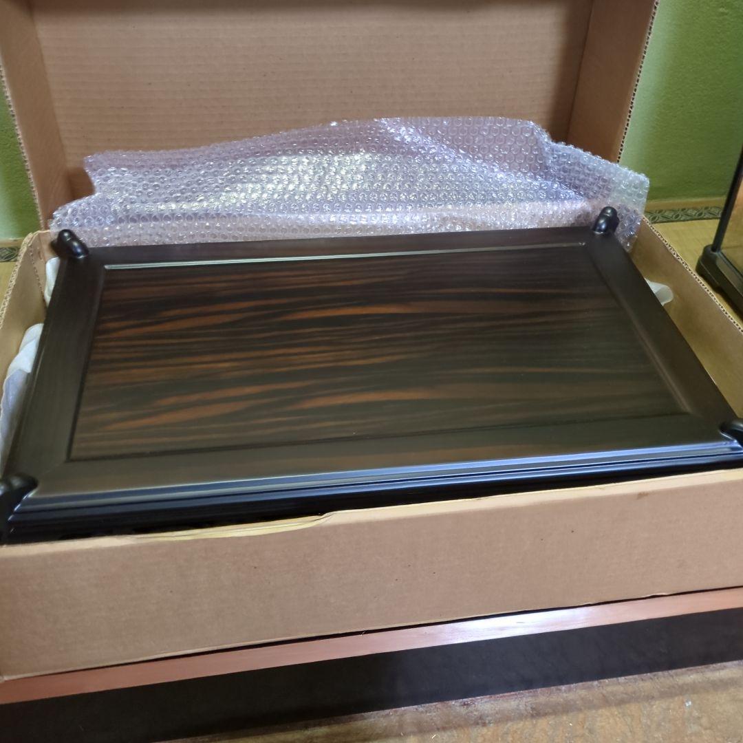 jackyさま専用、花台、黒檀無垢、新品、箱入り