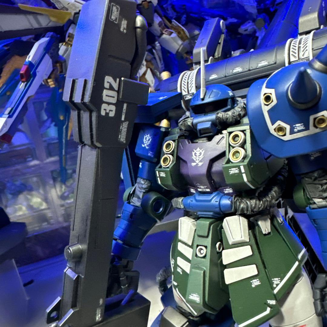 ガンダムサンダーボルト　MG サイコザク　アナベルガトー専用カラー　塗装完成品