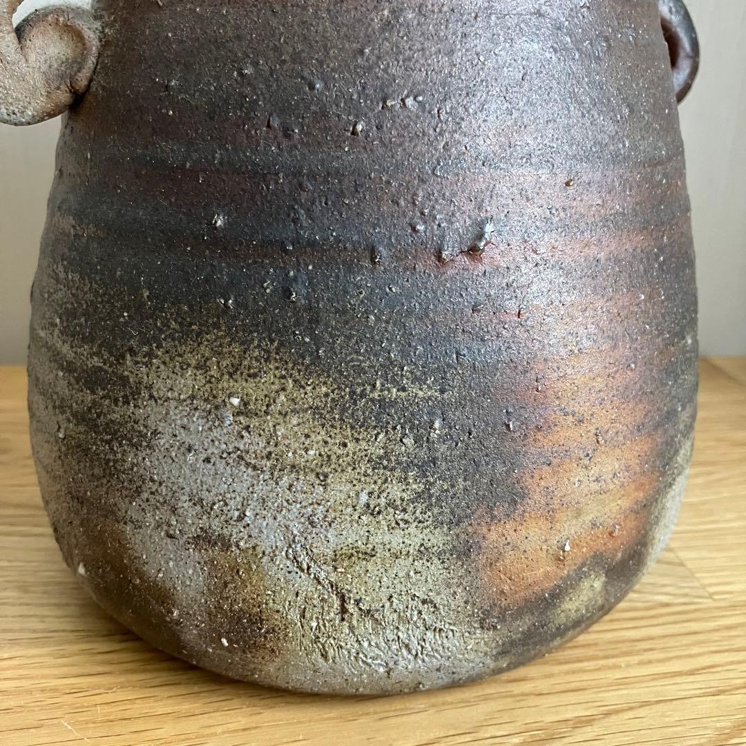 備前焼　水差し　花瓶　花器　蓋なし