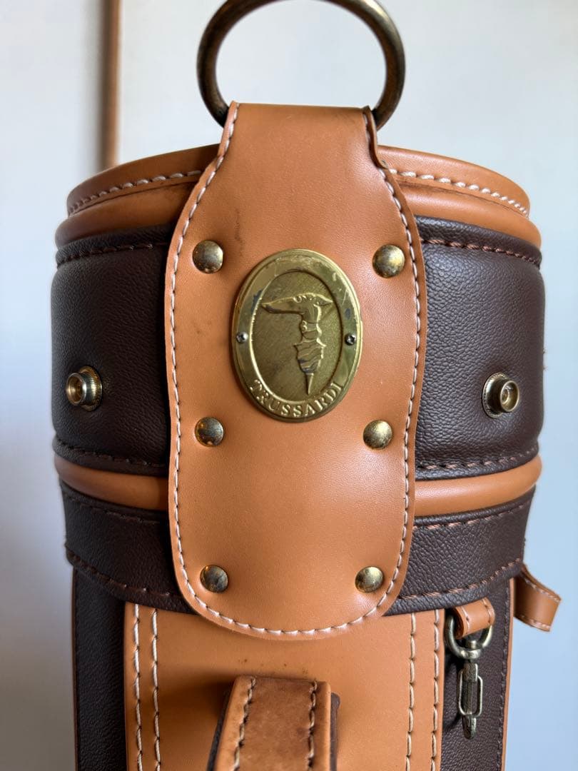 トラサルディ合成皮革 キャディバッグ