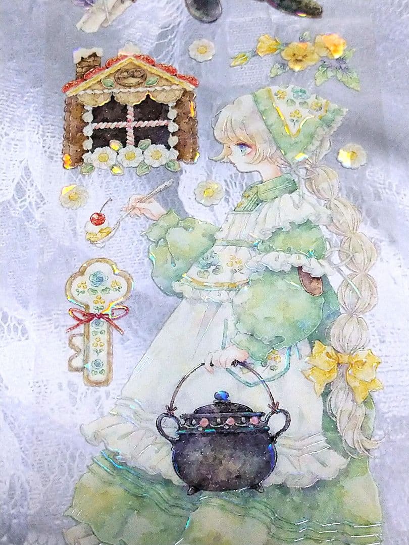 ✩のこり１✩J1093＃枕边语(贝壳光)shine切り売り海外人物マステ