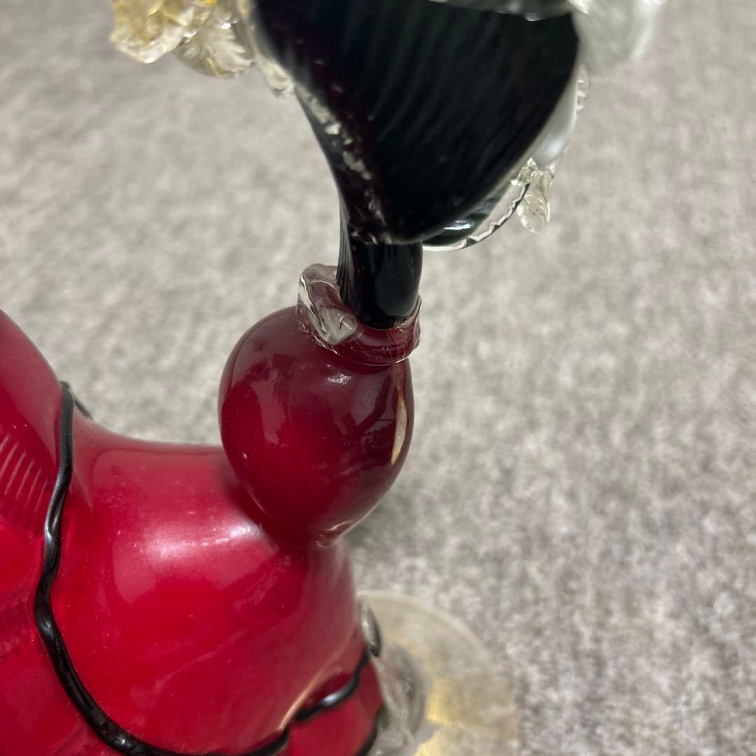 ベネチアンガラス ペアドール ムラーノガラス ダンス イタリア