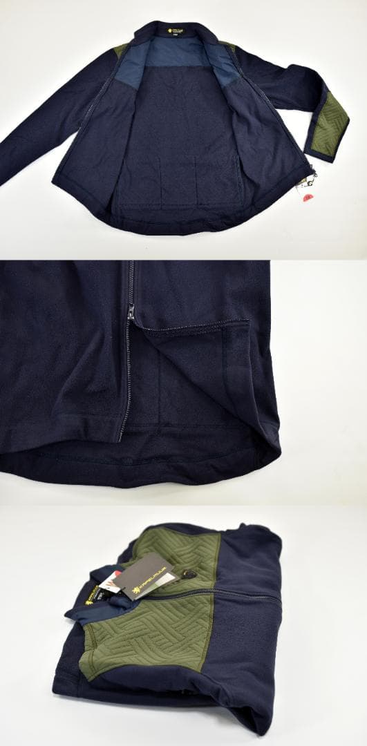KAPELMUUR エシカル フリース ジャケット size:L ネイビー