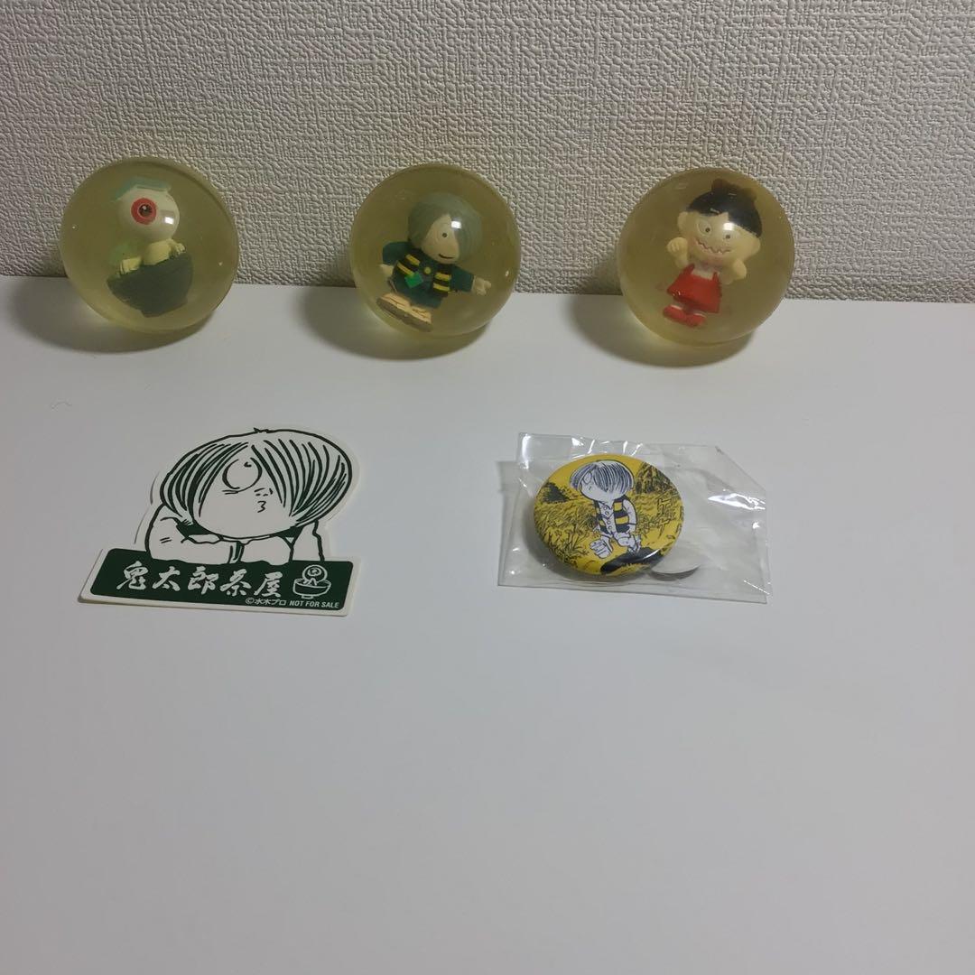 【ゲゲゲの鬼太郎】コップのフチ子　ルービックキューブ　トートバッグ　缶バッジ