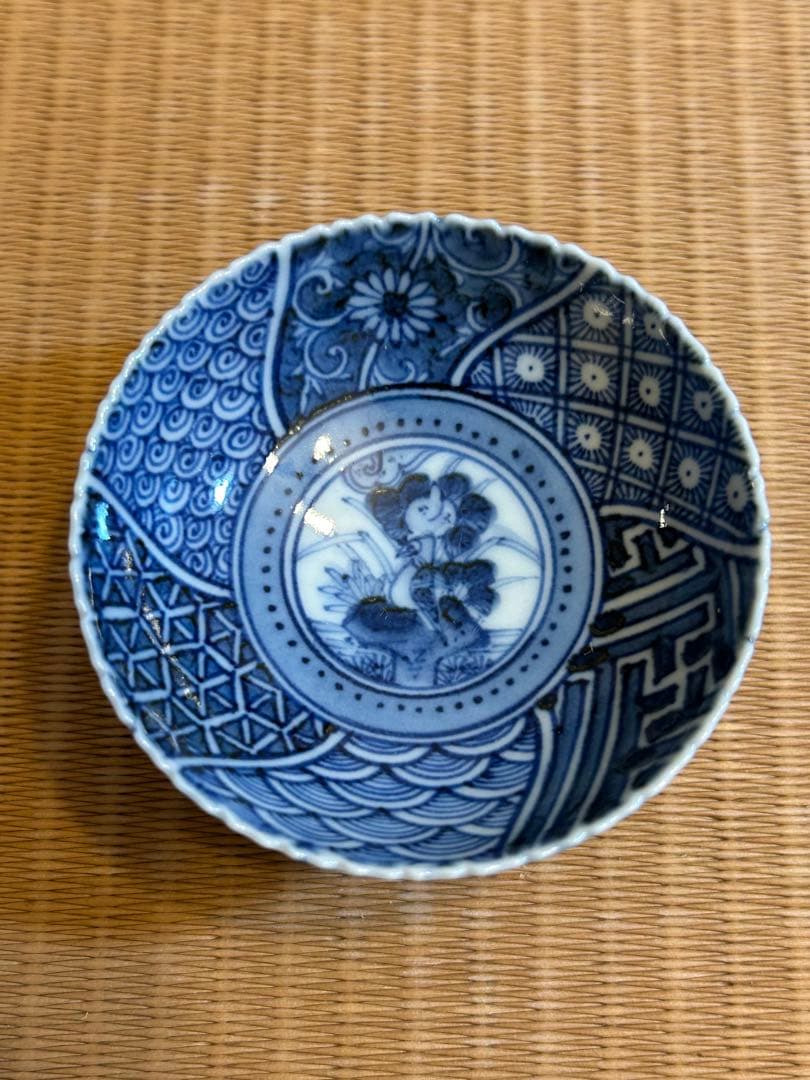 山本長左　作　盃 ぐい呑み　九谷焼 宮内庁街用達