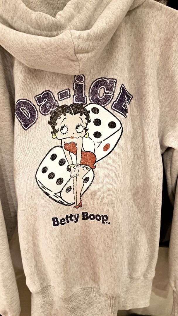 Da-iCE Betty Boop パーカー M グレー